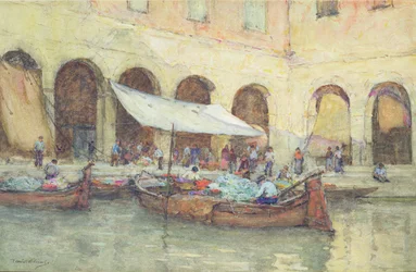 Der Rialto-Markt, Venedig